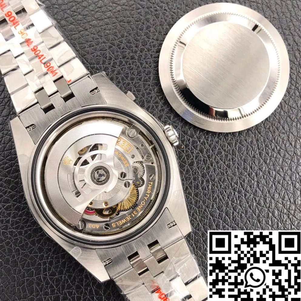 Stainless Factory Steel EW Rolex Datejust M126334-0004 1218